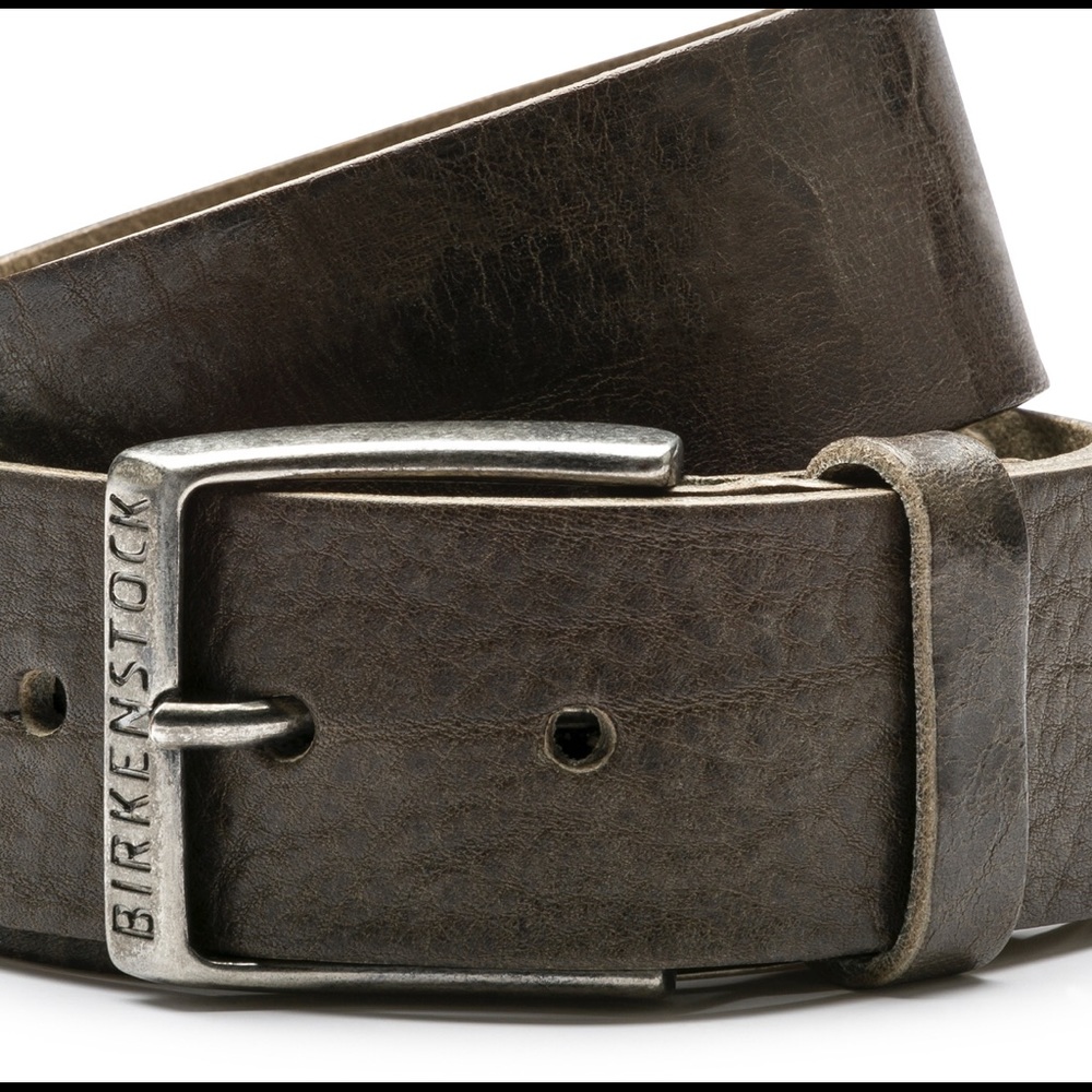 Sale! 🔥 New Birkenstock Ohio Gray Leather Belt